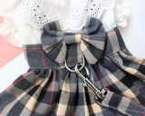 Dog Thin Skirt With Drawstring Chest Back